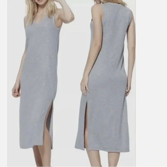 printed linen midi dress ASTR the Label Ansley Dress